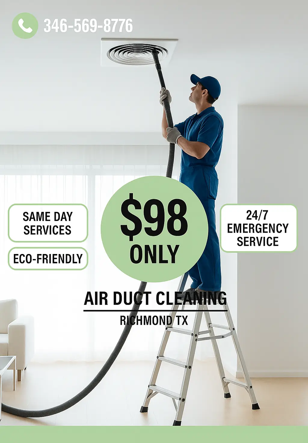 Air Duct Vent Cleaning Richmond City TX Coupon